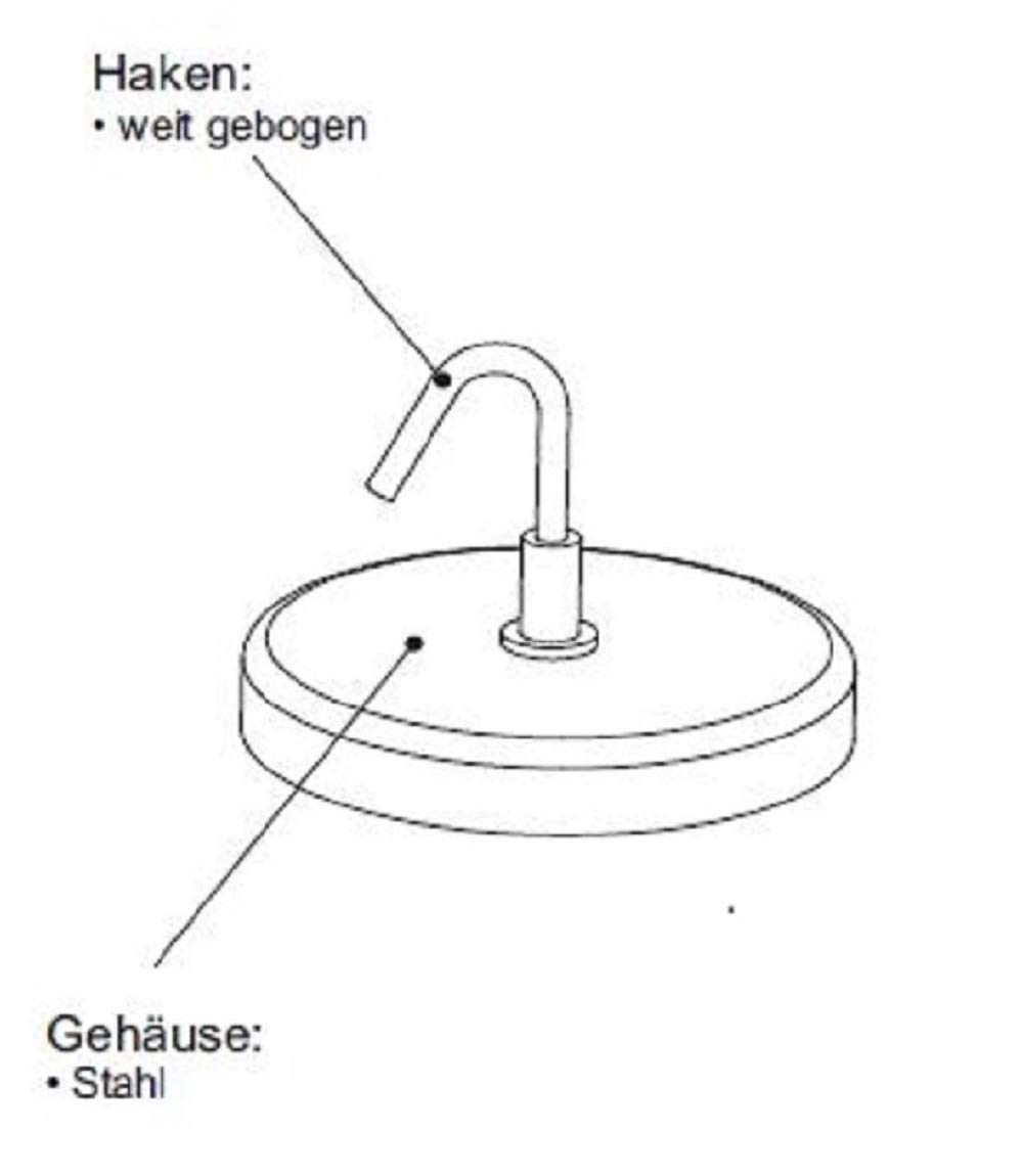 maul-maulpro-magnethaken-rundmagnet-silber-9-kg-haftkraft image 4