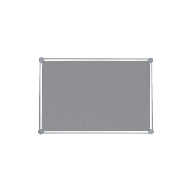 maul-maulpro-pinnwand-60-x-90-cm-grau-textil-mit-alurahmen image 1