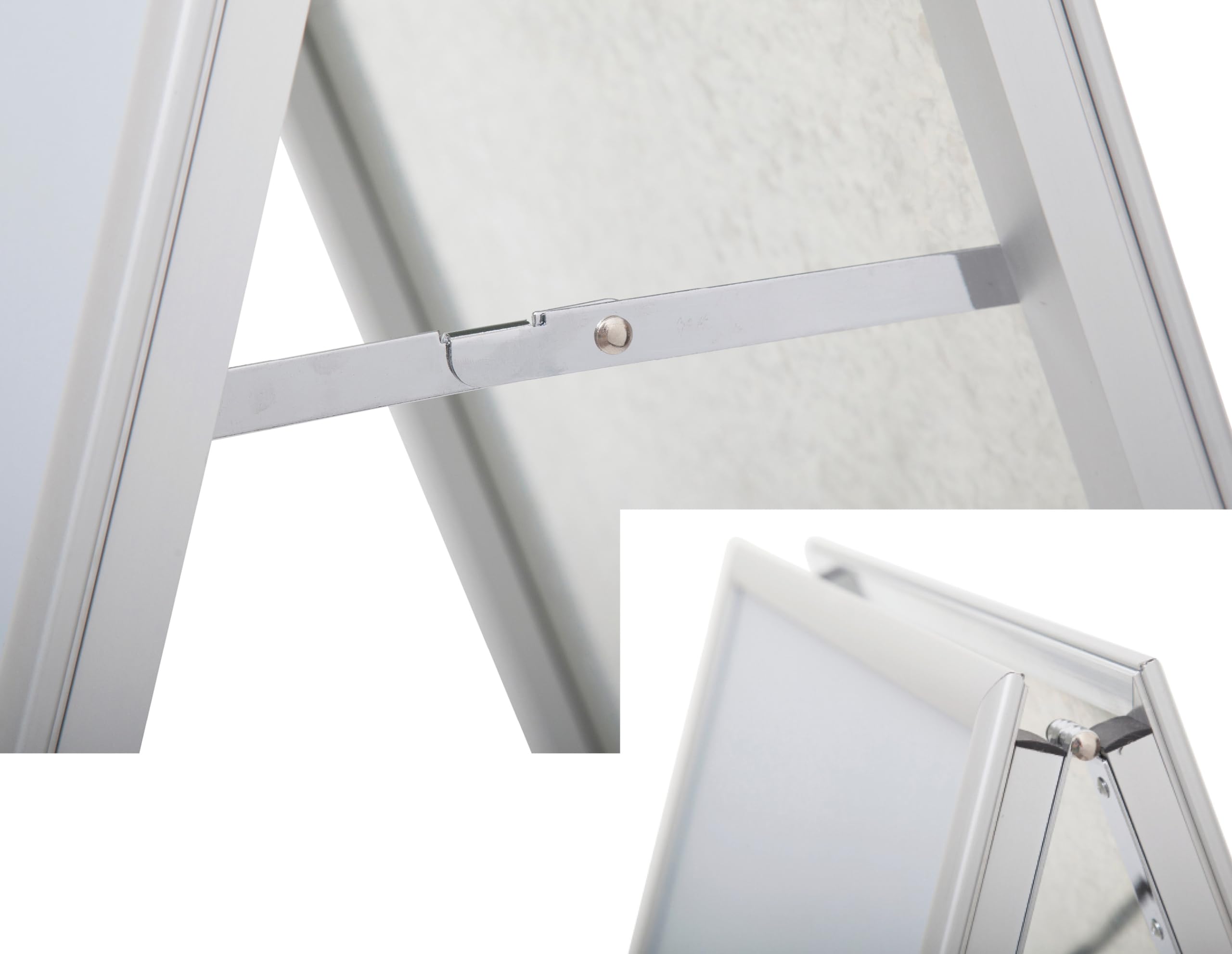 maul-kundenstopper-a1-maulpublic-silber-alurahmen-plakatst-nder-hochformat image 4