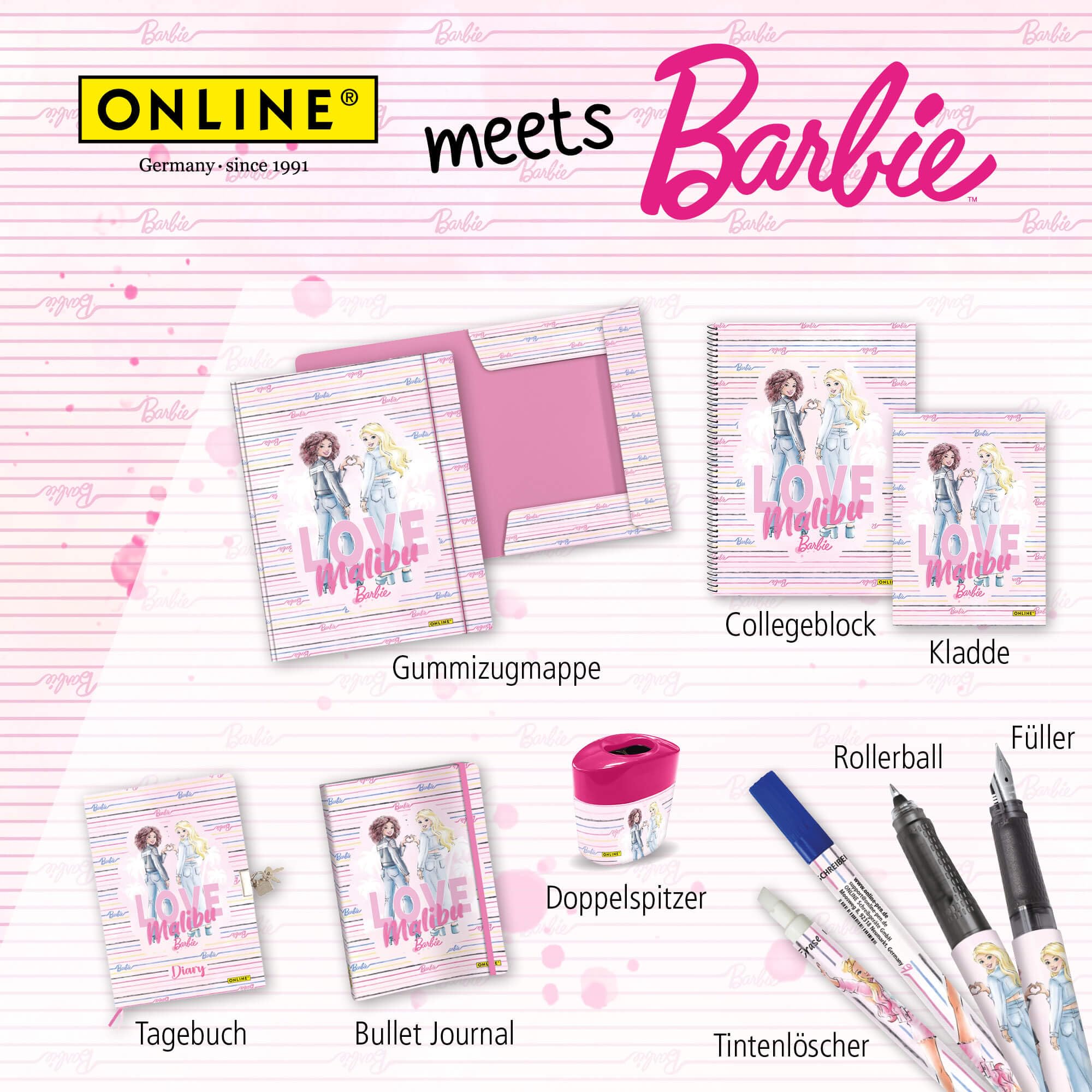 online-barbie-bullet-journal-a5-dotted-2er-set-144-seiten image 6