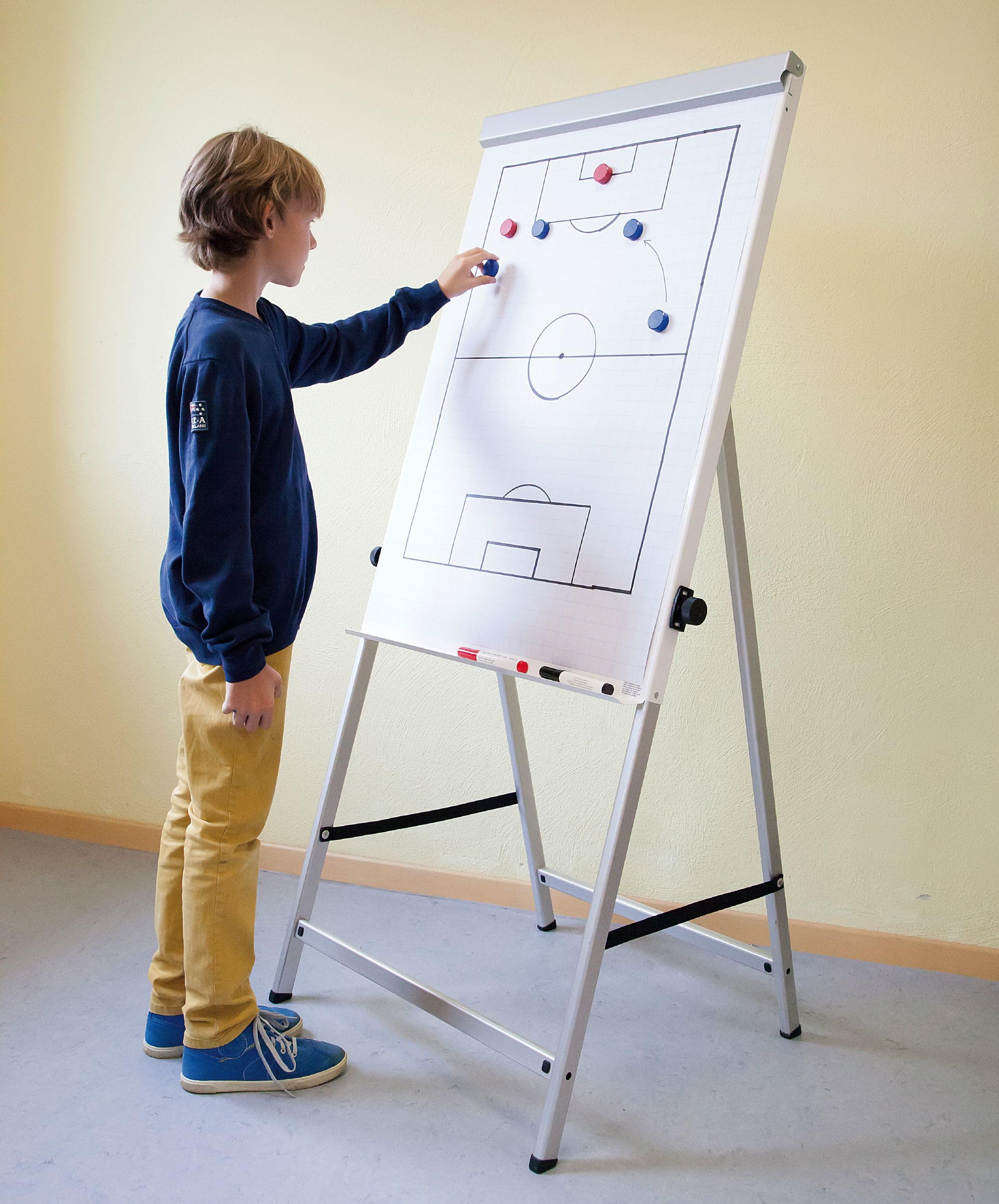 maul-flipchart-mobil-silber-70x100-cm-magnethaftend-h-henverstellbar image 8