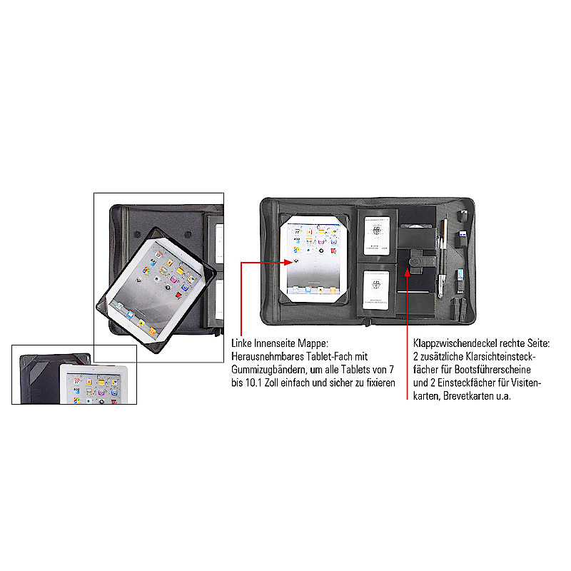 ecobra-skipper-navigations-mappe-a4-bergr-e-mit-tablet-fach-7-10-1-zoll image 3