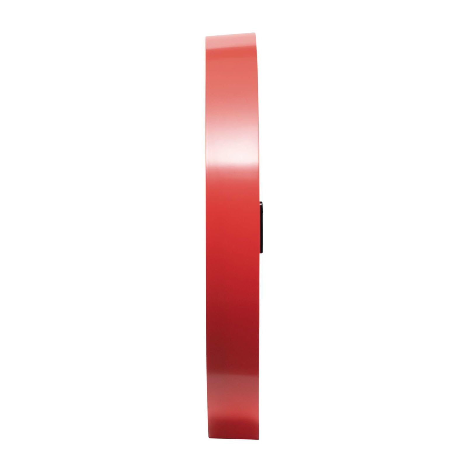 maul-wanduhr-mauljump-rot-31-cm-funk-leise-modern image 4