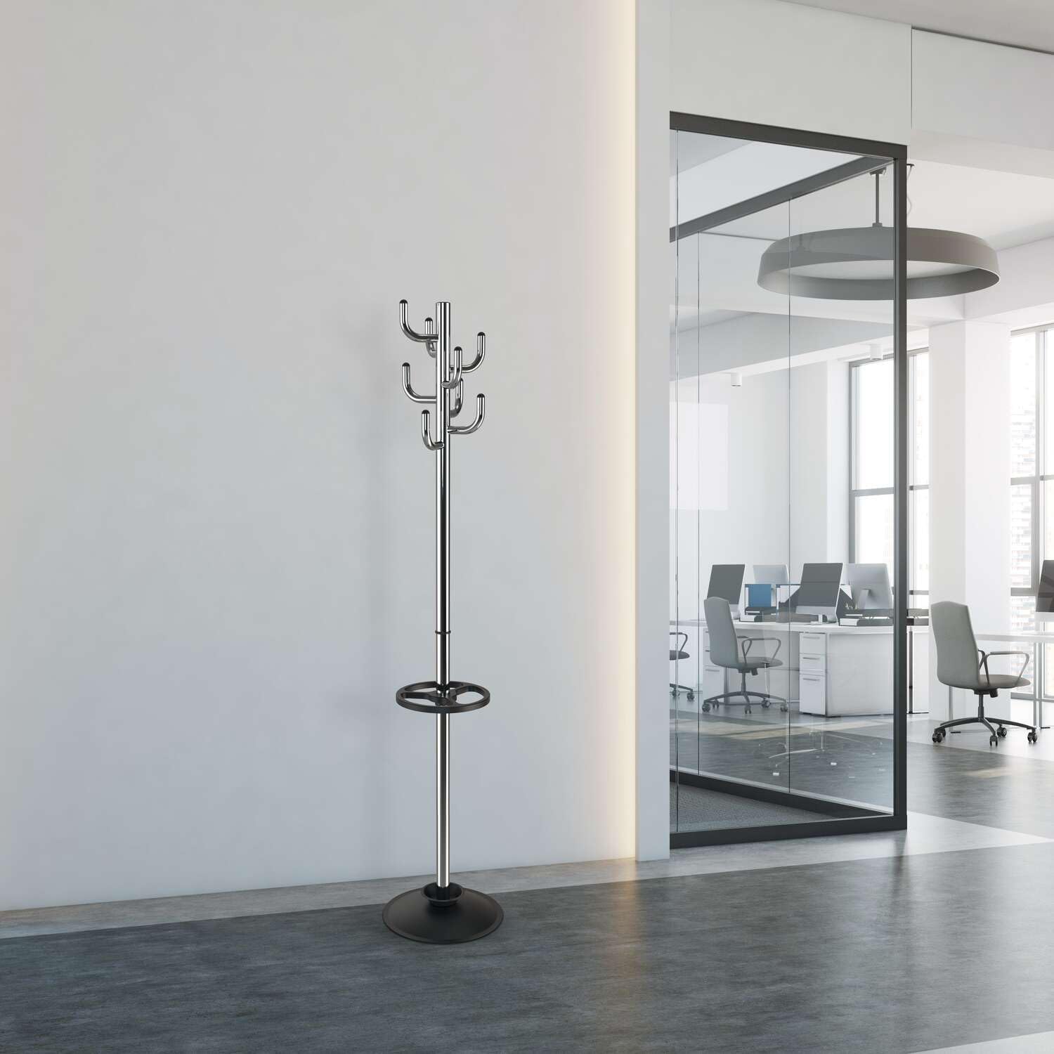 maulpolaris-garderobenst-nder-chrome-silber-8-haken-mit-schirmhalter-177-cm image 3