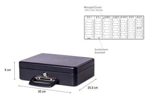 maul-geldkassette-mit-euro-z-hleinsatz-30-x-25-8-x-9-cm-schwarz image 8