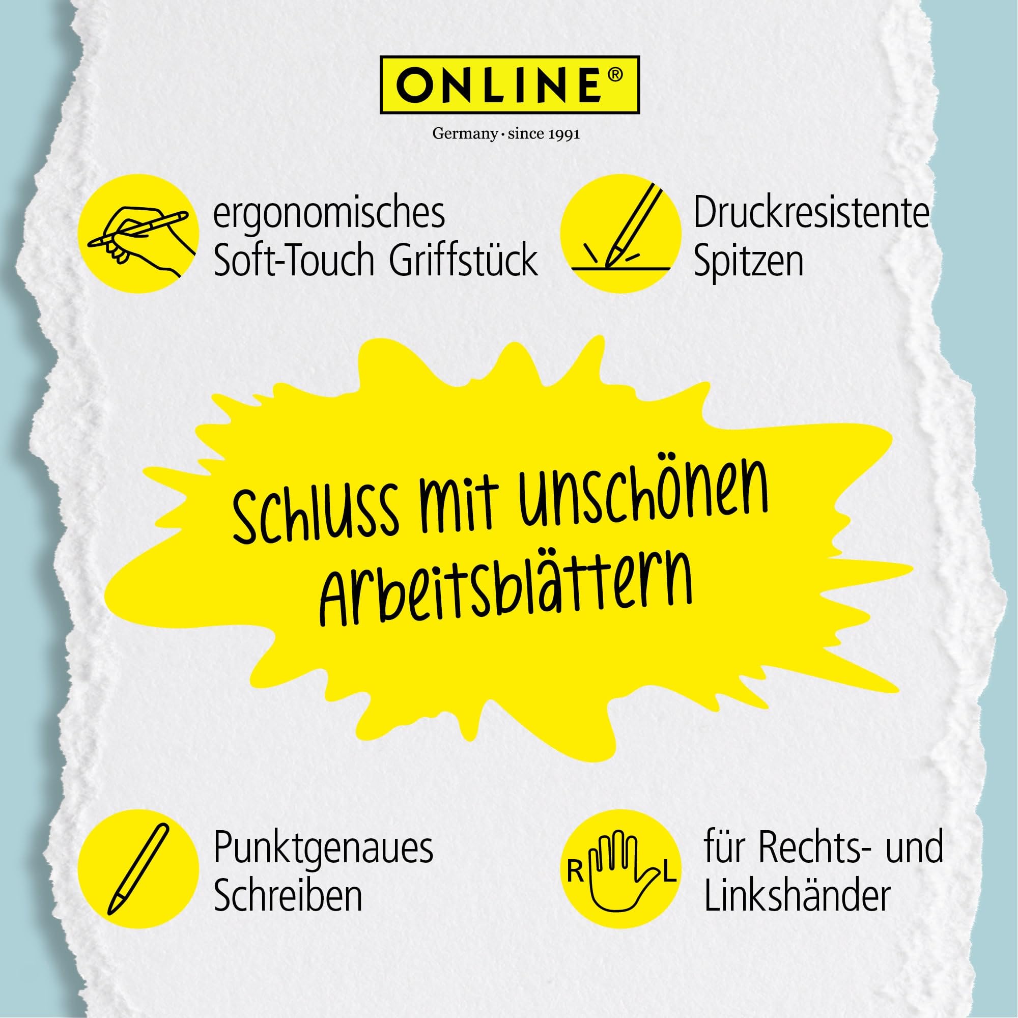 online-magixx-radierstift-gel-6er-set-lila-0-7-mm image 4