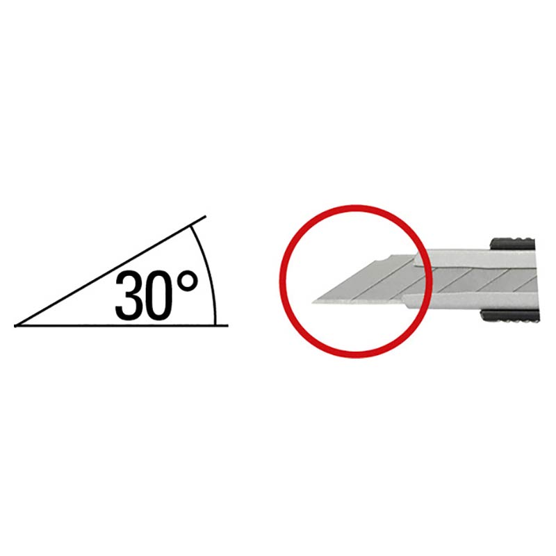 ecobra-cutter-ersatzklingen-9-mm-30-profi-etui-mit-10-klingen image 2