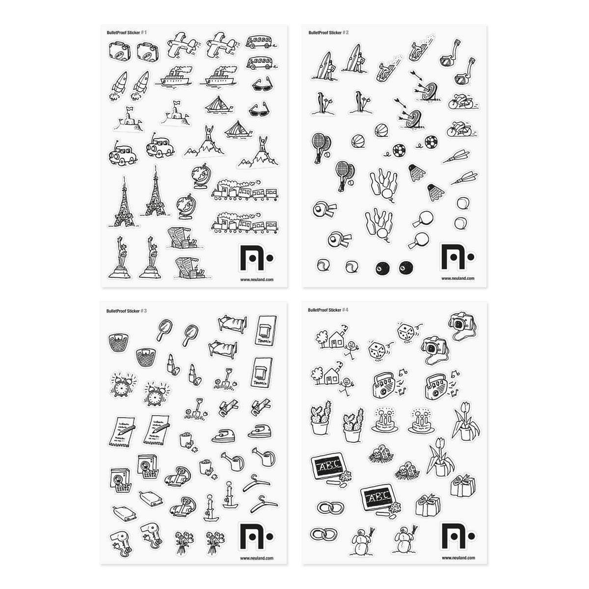 neuland-motiv-sticker-set-bulletproof-kleine-gr-e image 3
