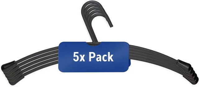 maul-kleiderb-gel-metall-schwarz-5er-set-stahl image 1
