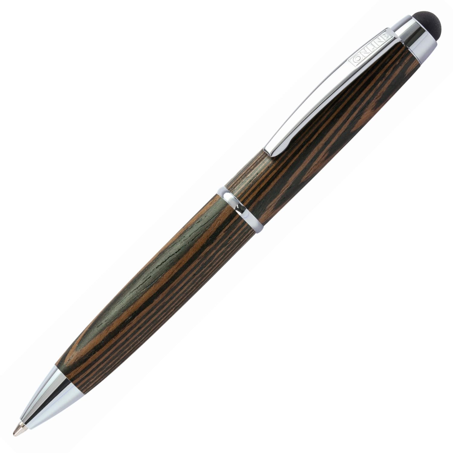 online-drehkugelschreiber-mini-wood-stylus-walnuss-m-schwarz image 6