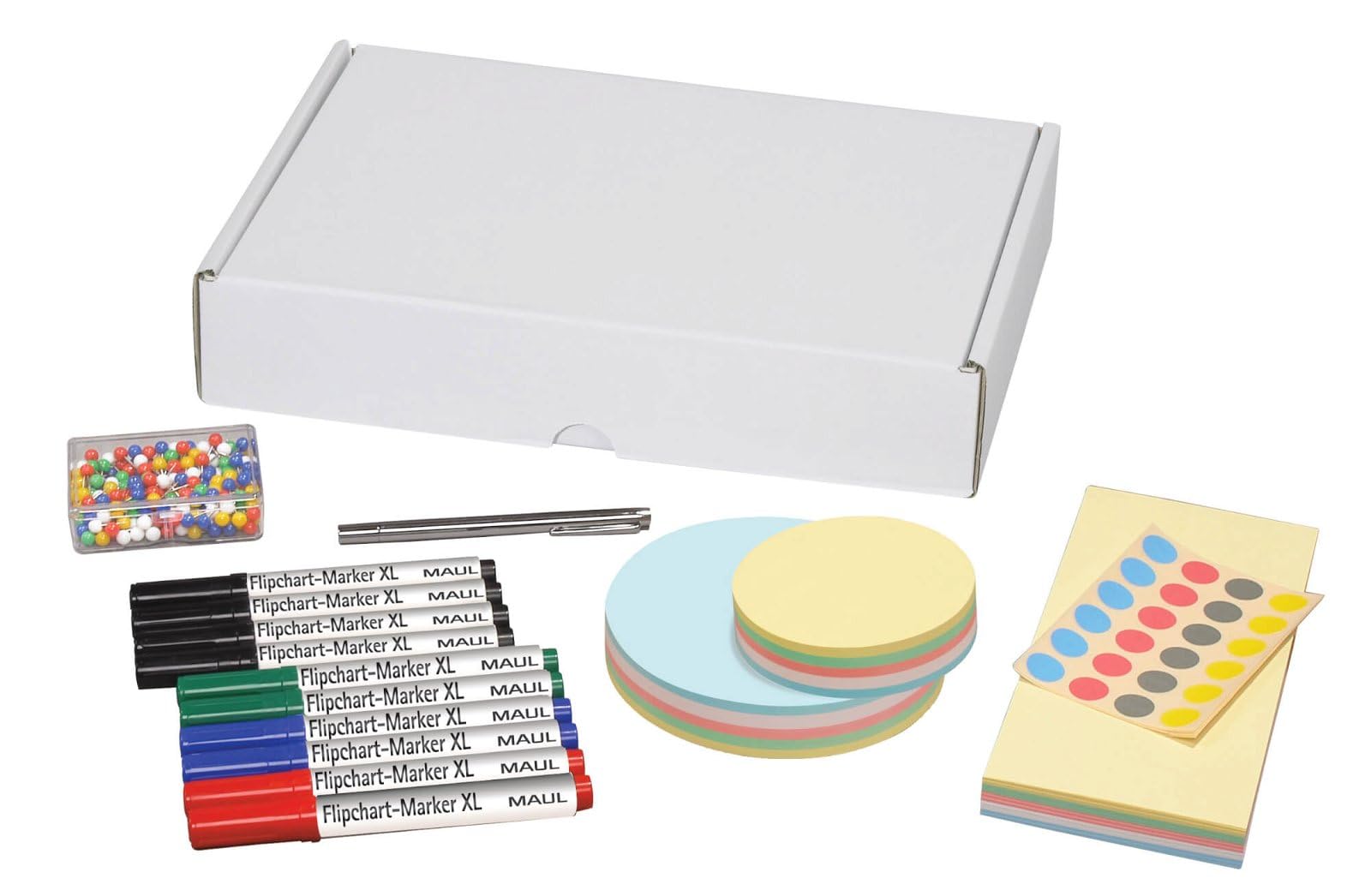 maul-moderationsset-maulselect-1051-teilig-mit-karten-markern-nadeln image 1