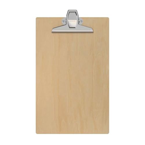 maultilia-klemmbrett-a4-holz-braun-hochformat-mit-stahlklemme image 2
