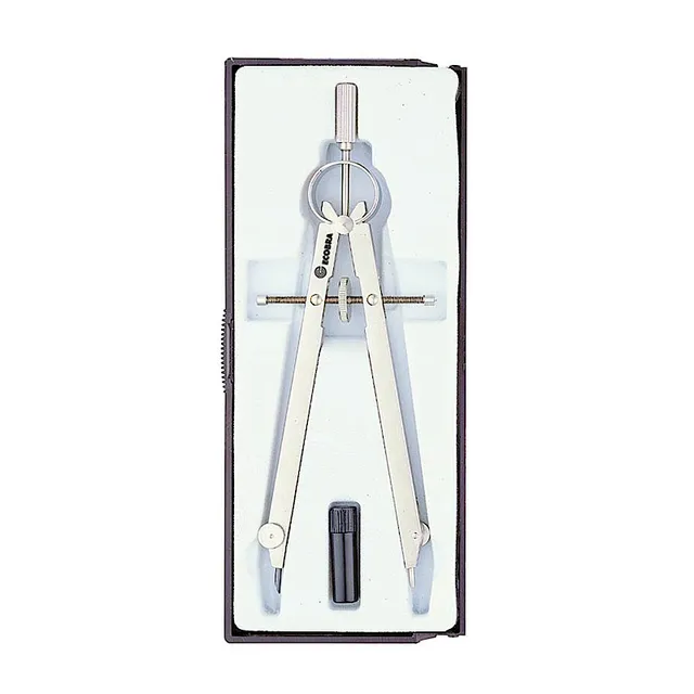 ecobra-master-geometrie-zirkel-mattvernickelt-165-mm-messing image 1
