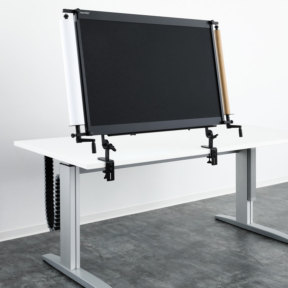 neuland-graphicwally-tafelsystem-mit-endlospapier-neigbar-tischmontage image 2