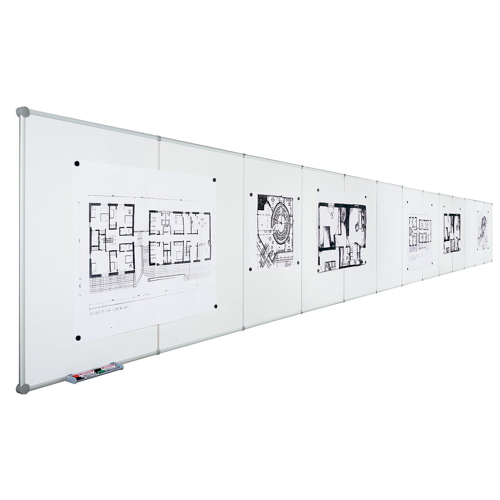 maul-maulpro-endlos-whiteboard-magnetisch-hochformat-stiftablage image 8
