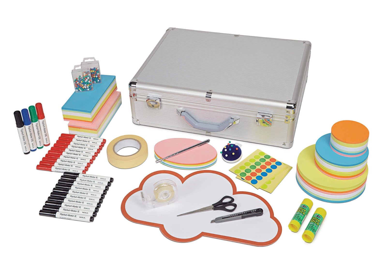 maul-moderatorenkoffer-maulpro-confident-silber-aluminium-workshop-set image 1