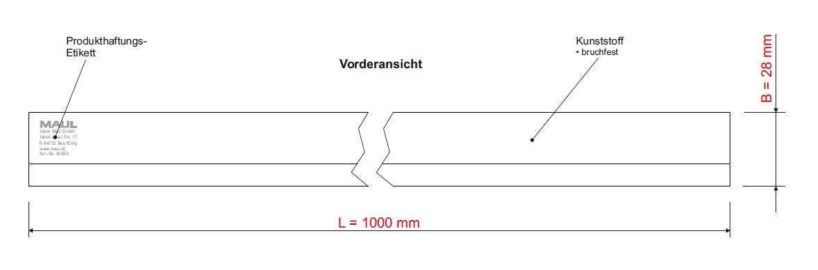 maul-maulexpress-klemmleiste-100-cm-wei-selbstklebend-bruchsicher image 2