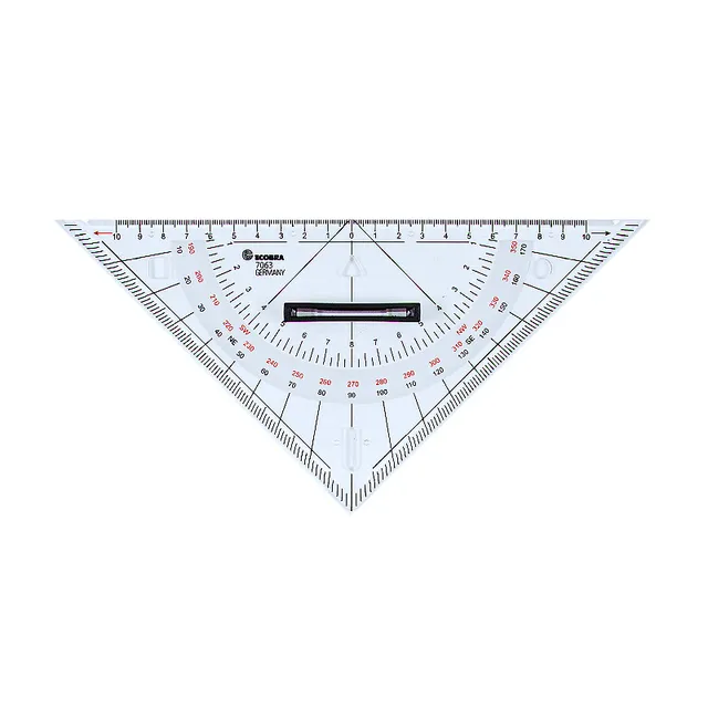 ecobra-kleines-kursdreieck-7063-navigationsdreieck-hypotenuse-250-mm image 1