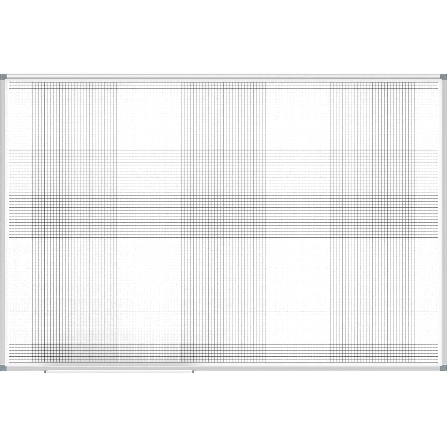 maulstandard-whiteboard-90-x-120-cm-wei-mit-alurahmen-und-rasterdruck image 3