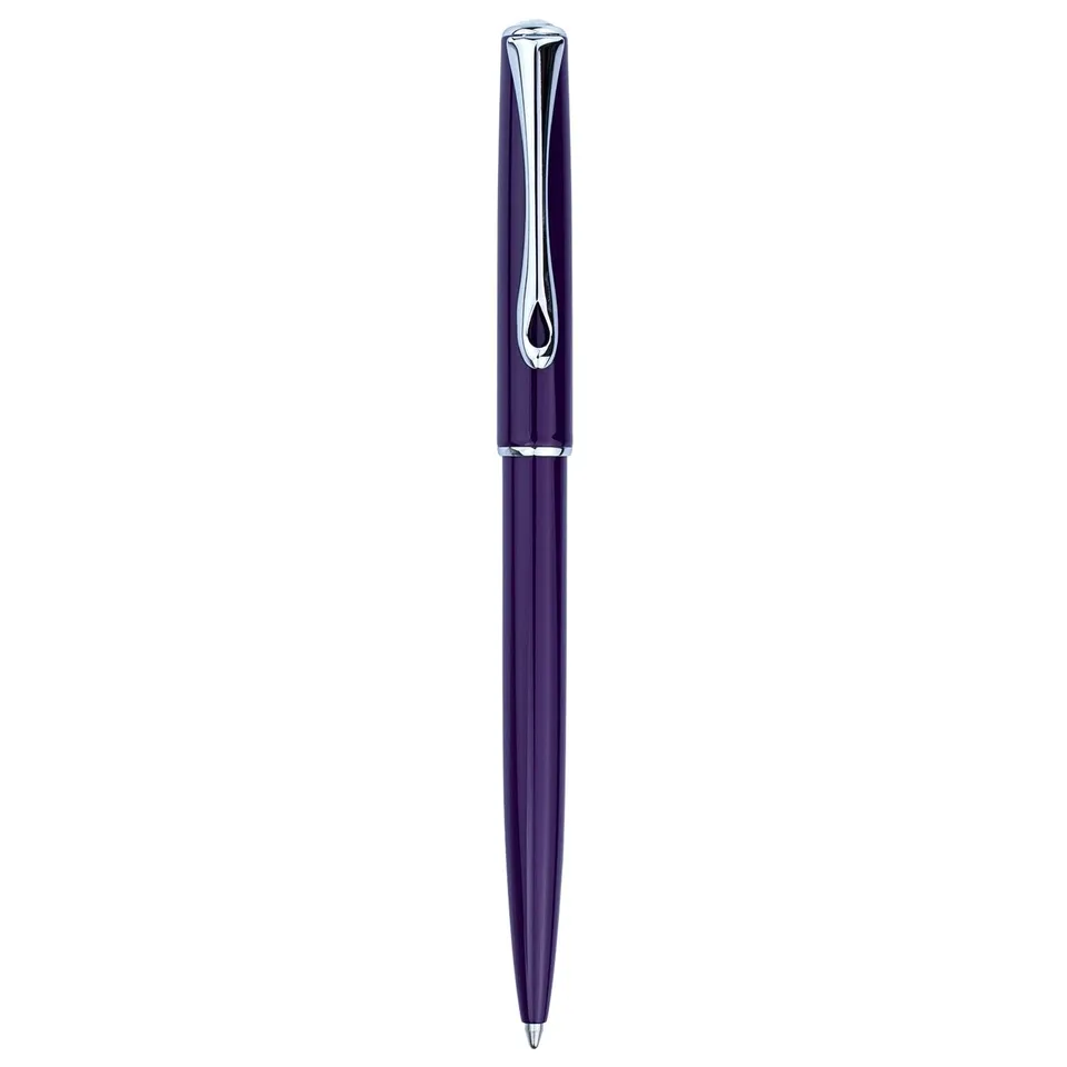 diplomat-traveller-kugelschreiber-violett-d40703040-metall-mit-etui image 1