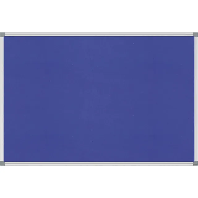 maul-maulstandard-pinnwand-textilboard-blau-90x180-cm-mit-alurahmen image 1