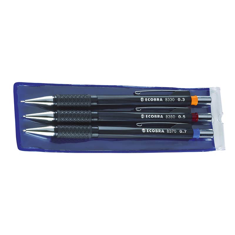 ecobra-feinminen-druckstift-3er-set-0-3-0-5-0-7-mm-top-modell image 2