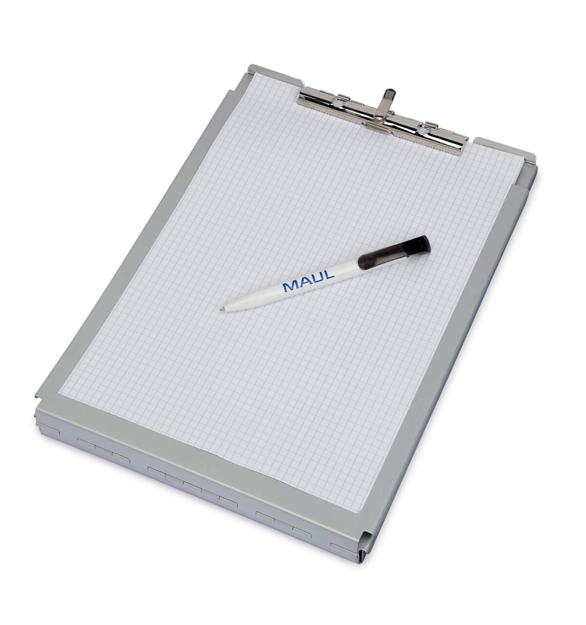 maul-klemmbrett-a4-silber-maulcase-stabile-mappe-mit-b-gelklemme-und-aufbewahrun image 5