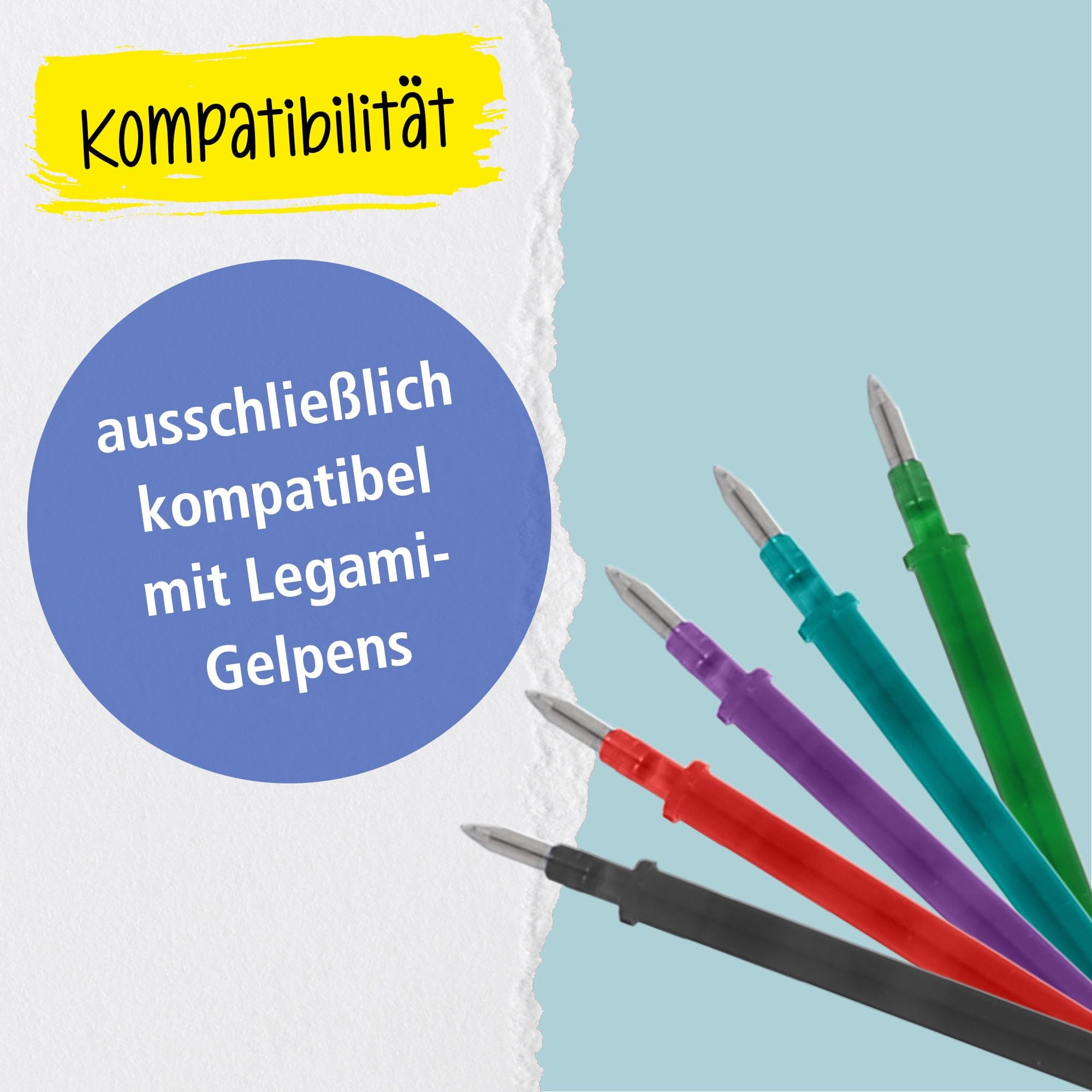 online-magixx-ersatzminen-3x-rot-0-7-mm-radierbar-f-r-legami-gelstifte image 5