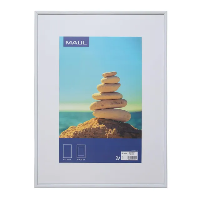 maul-maulart-bilderrahmen-30x40-wei-kunststoff image 1