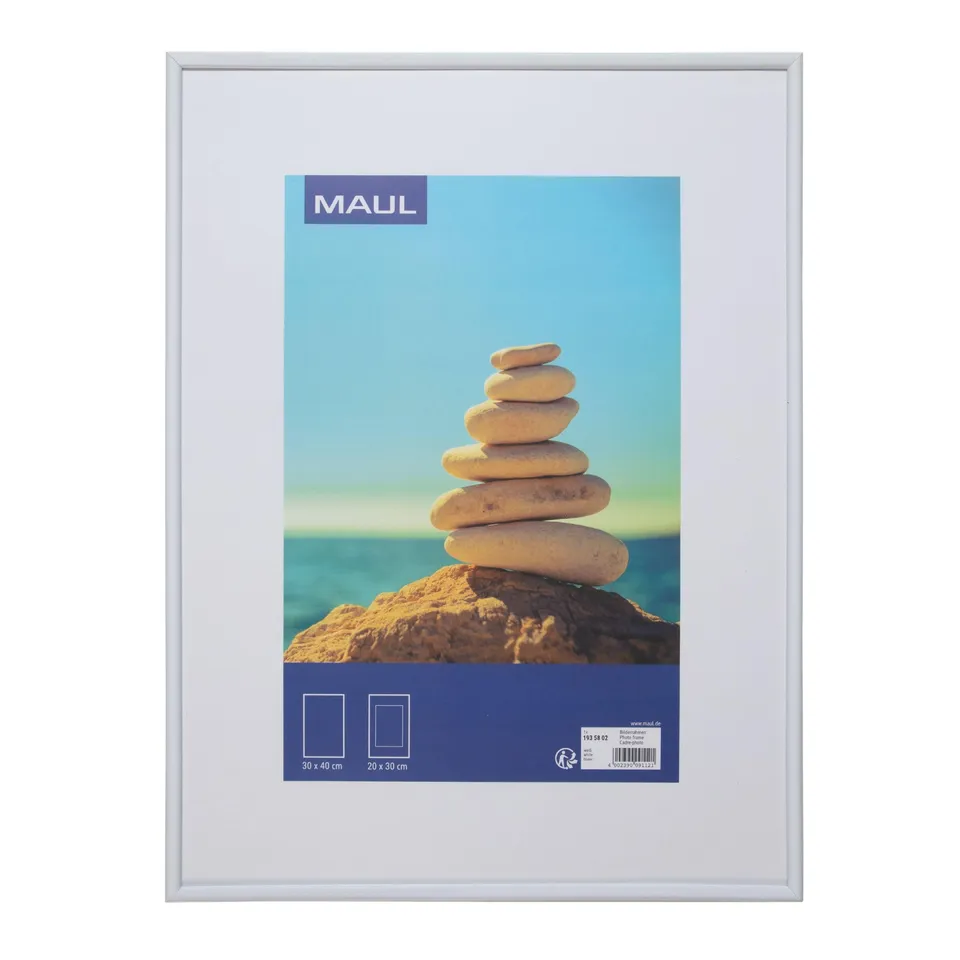 maul-maulart-bilderrahmen-30x40-wei-kunststoff image 1