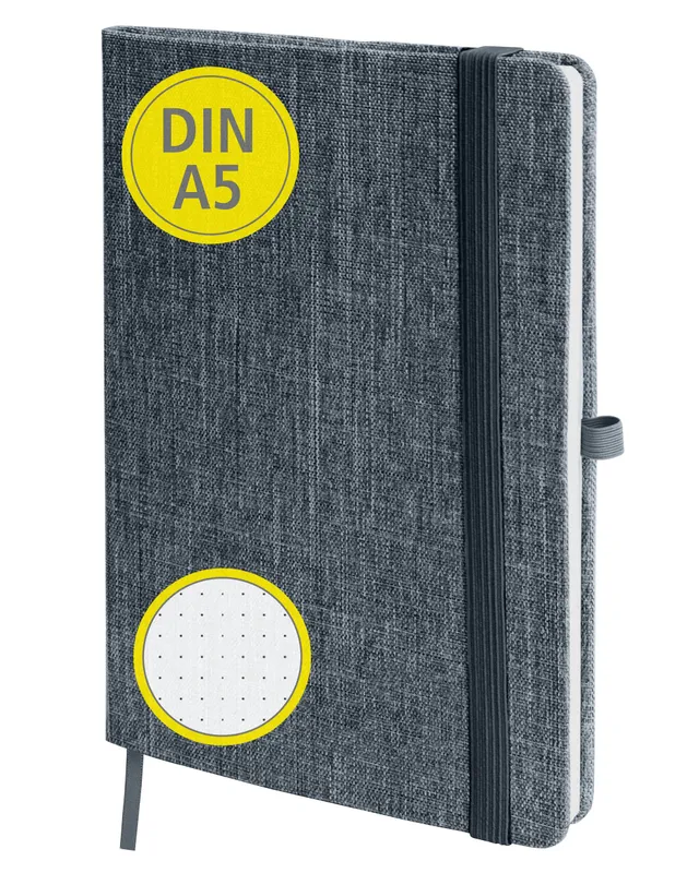 online-2nd-life-bullet-journal-dotted-a5-notizbuch-aus-recyceltem-pet-100-g-m image 1