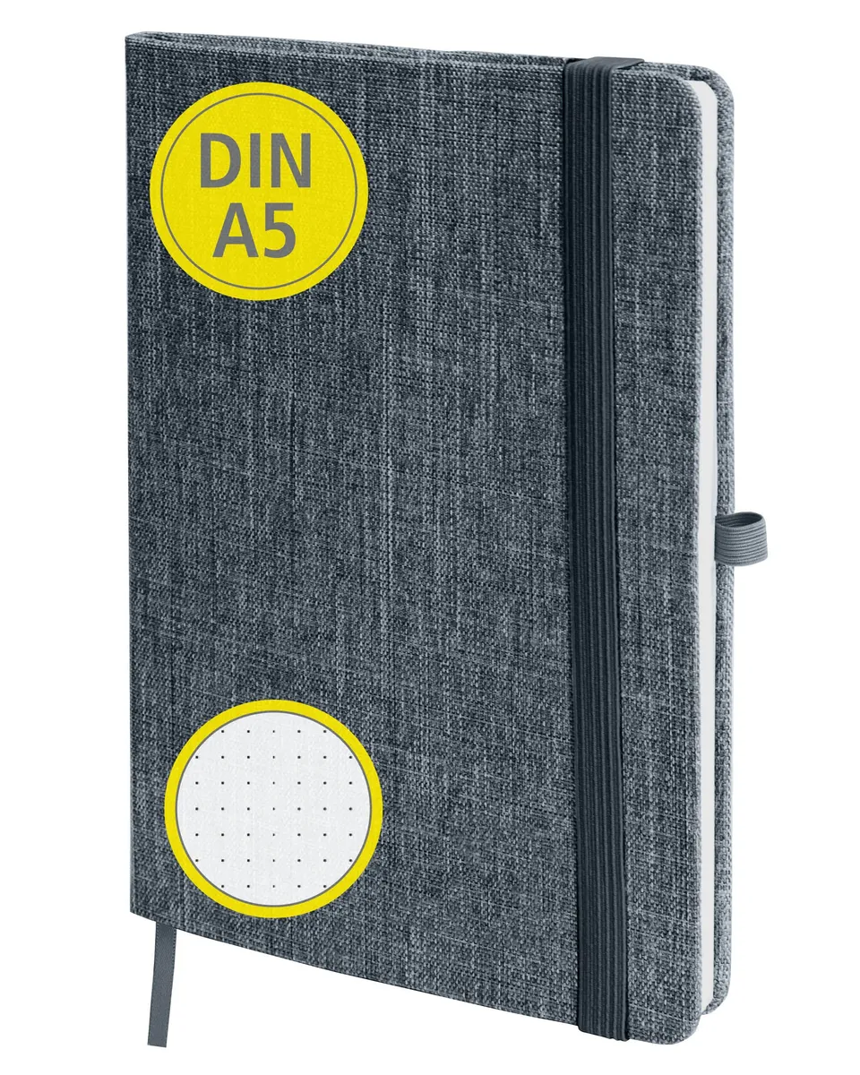 online-2nd-life-bullet-journal-dotted-a5-notizbuch-aus-recyceltem-pet-100-g-m image 1