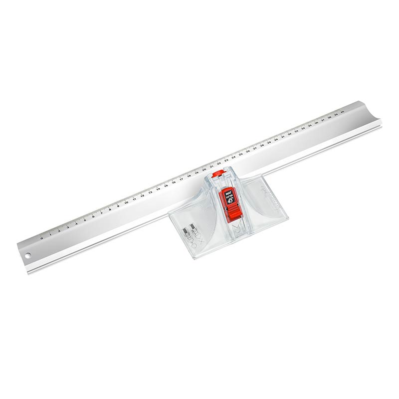 ecobra-passepartout-schneide-set-2-in-1-mit-40-cm-f-hrungsschiene image 1