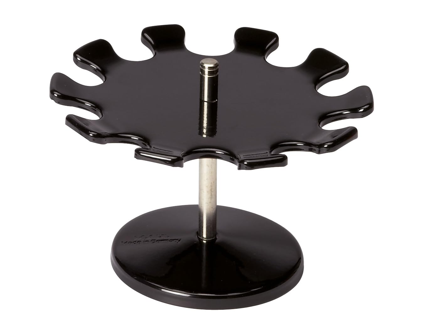 maul-maulstandard-stempeltr-ger-rund-schwarz-metall-360-grad image 1