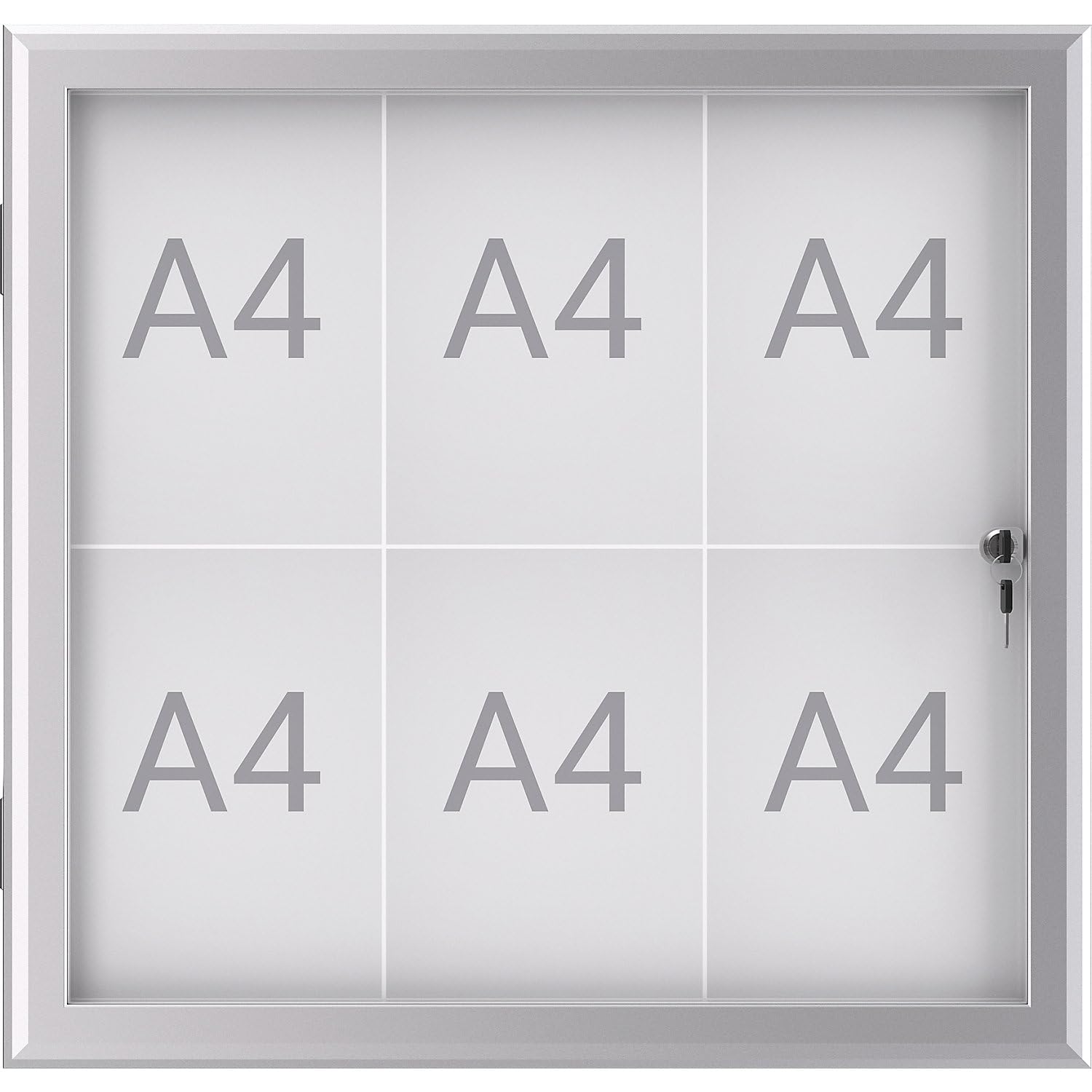 maulexcite-schaukasten-silber-f-r-12x-a4-querformat-abschlie-bar image 5