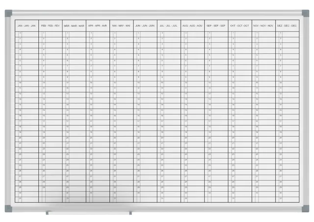 maul-maulstandard-jahresplaner-wei-60x90-cm-magnetisch-abwischbar image 1