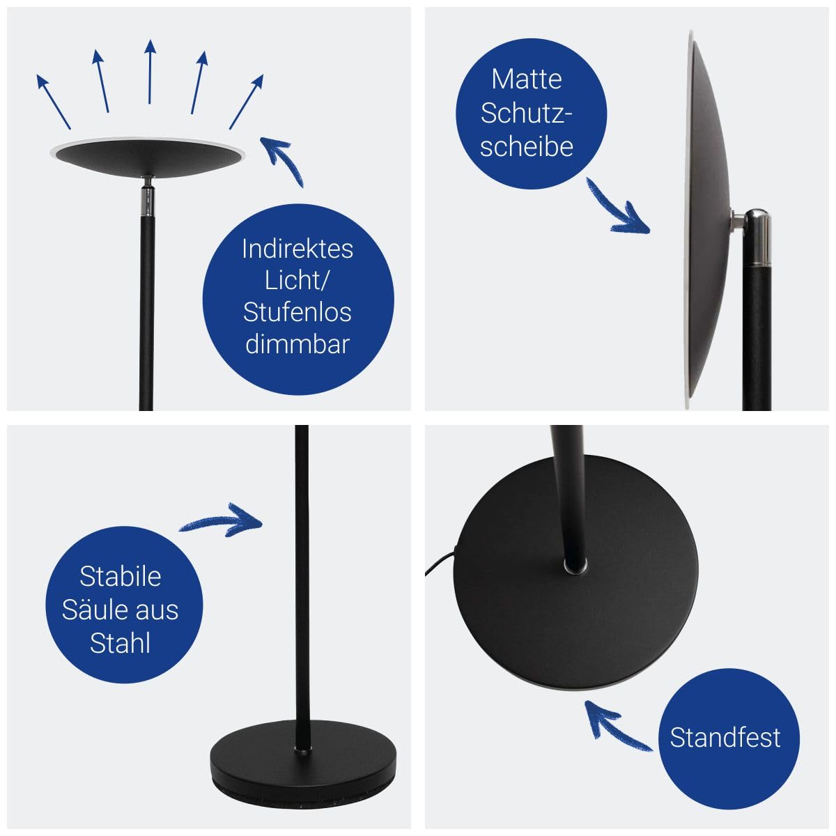 maul-maulsphere-led-standlampe-schwarz-warmwei-neigbar image 4