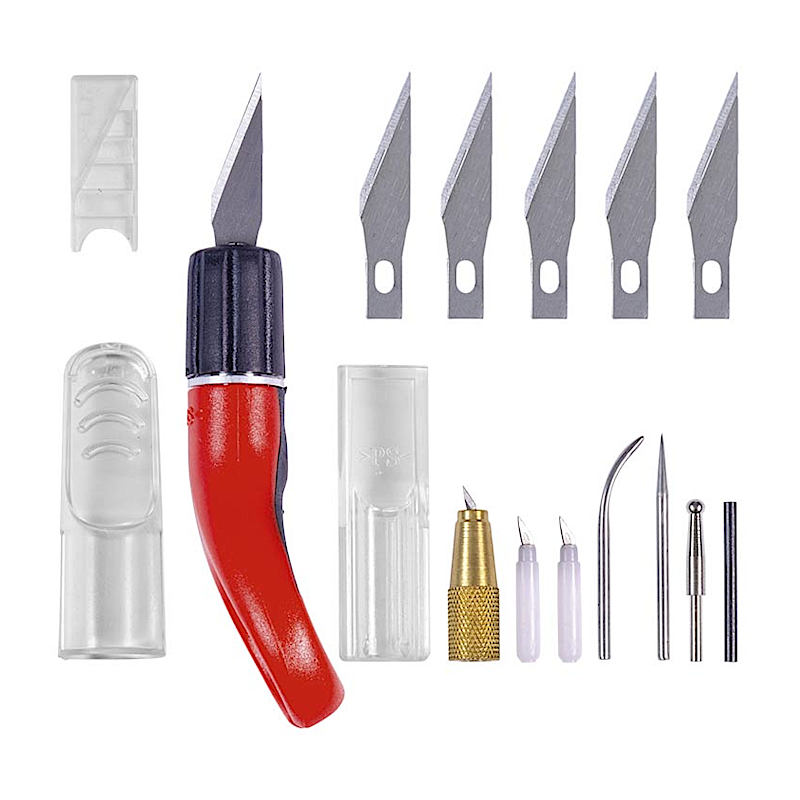 ecobra-finger-bastelmesser-18-tlg-set-mit-zubeh-r image 1