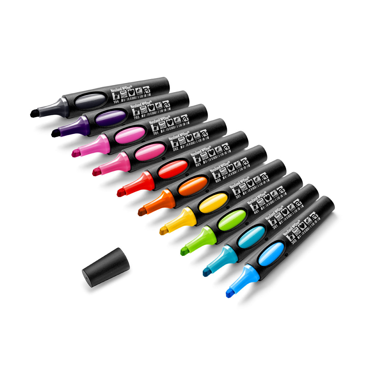 neuland-no-one-moderationsmarker-10er-farb-set-keilspitze-2-6-mm image 3