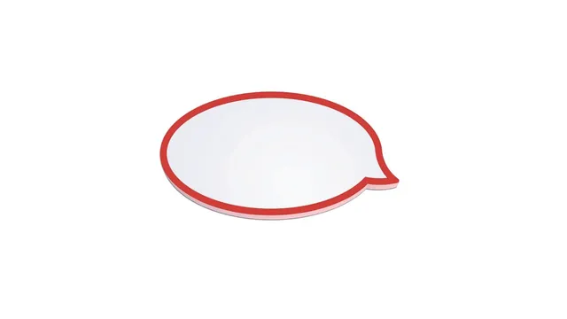 maul-moderationskarten-sprechblase-wei-50-stk-blanko image 1