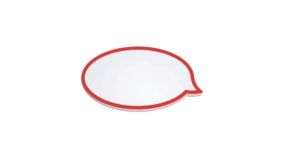 maul-moderationskarten-sprechblase-wei-50-stk-blanko image 1