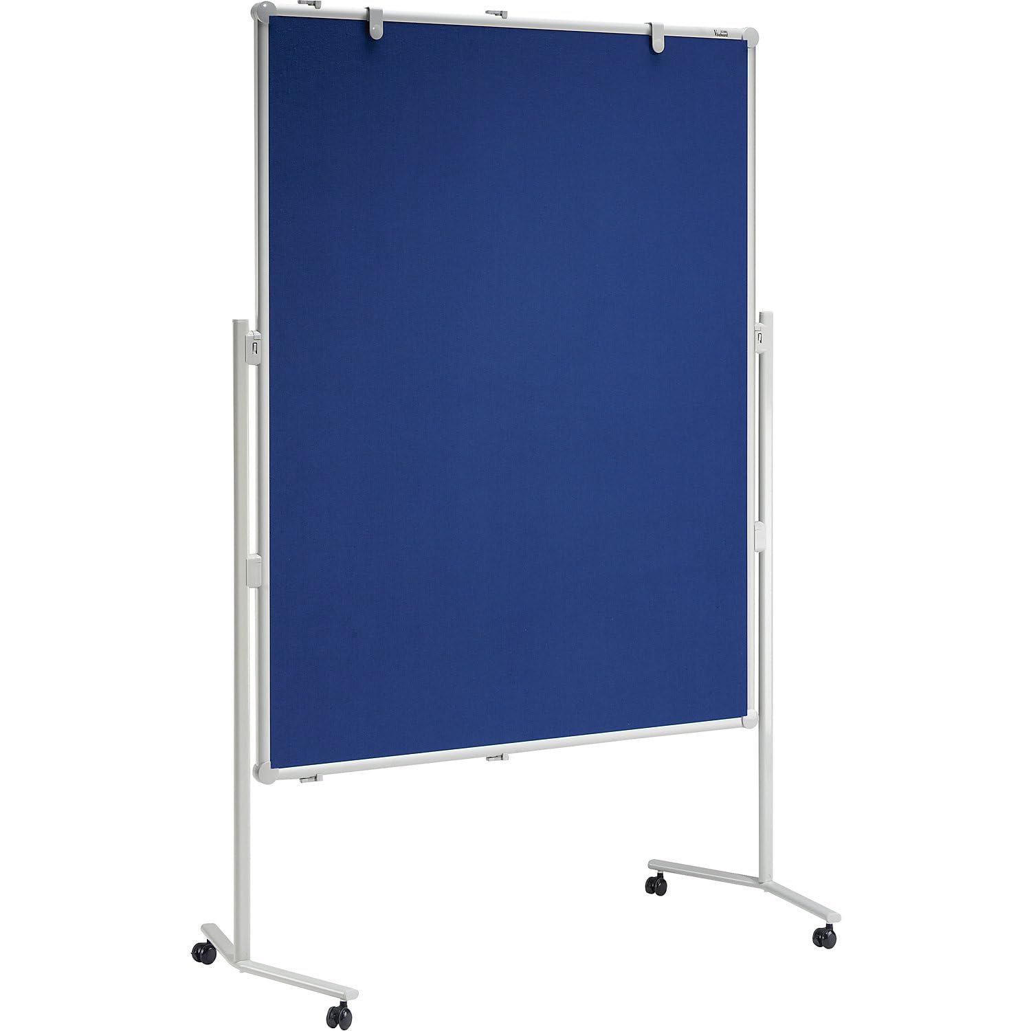 maul-moderationstafel-maulpro-mobil-150-x-120-cm-blau-wei-mit-rollen image 2