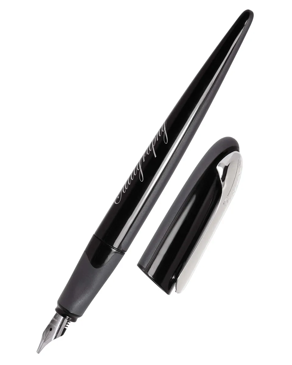 online-air-kalligrafie-f-ller-schwarz-1-4-mm-mit-kombipatrone-blau image 1