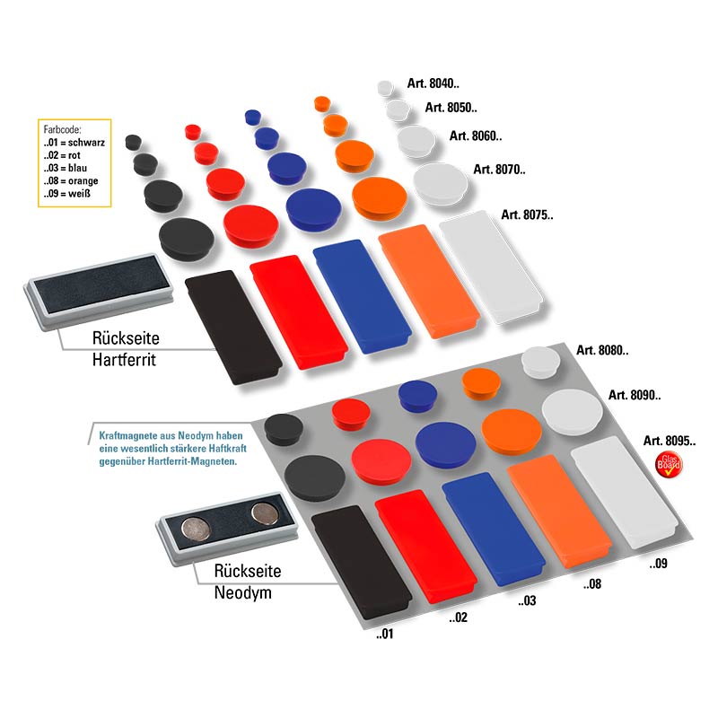 ecobra-organisations-magnete-hartferrit-neodym-in-5-farben image 2
