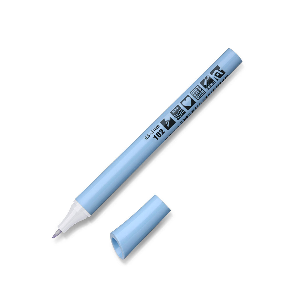 neuland-fineone-flex-faserspitze-0-5-3-mm-einzelfarbe-marker image 4