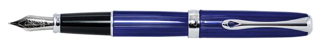 diplomat-excellence-a2-f-llhalter-skyline-blau-edelstahlfeder image 1