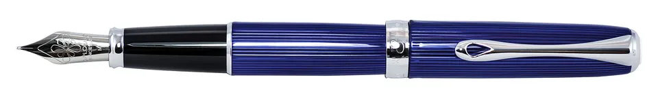 diplomat-excellence-a2-f-llhalter-skyline-blau-edelstahlfeder image 1