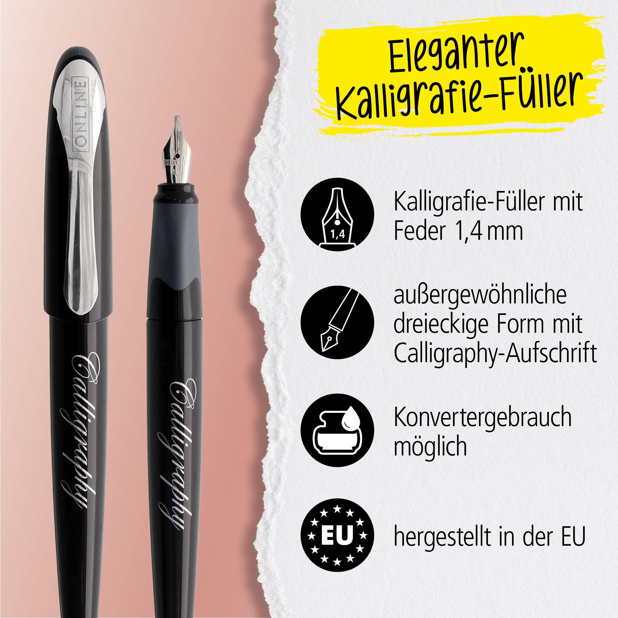 online-air-kalligrafie-f-ller-schwarz-1-4-mm-mit-kombipatrone-blau image 2