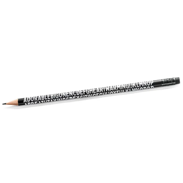 neuland-bleistift-hb-rund-schwarz-matt-mit-radierer-staedtler-qualit-t-18-5-cm image 1