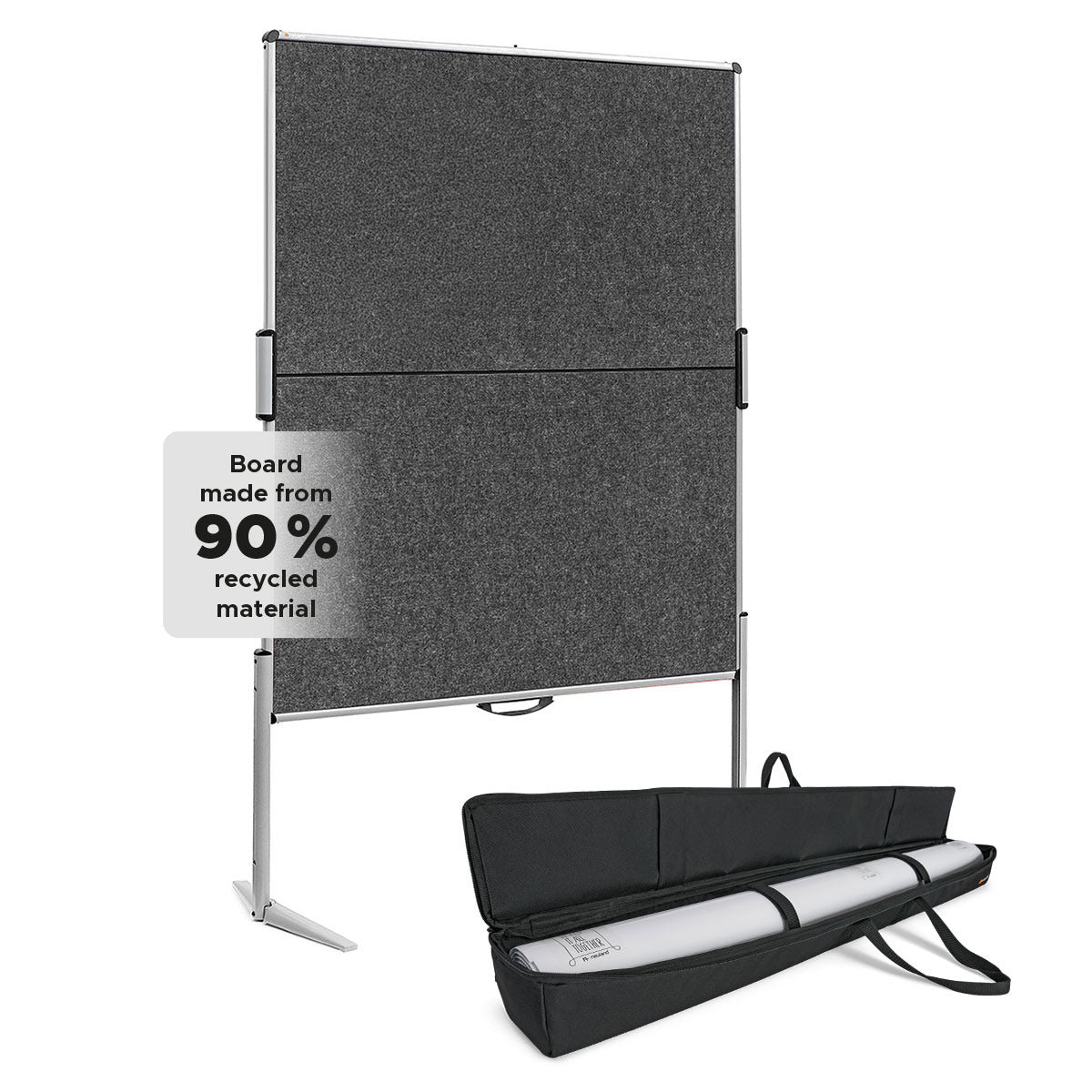 neuland-europin-mc-r-eco-pinnwand-komplett-set-faltbar-mit-papier-und-rollenhalt image 1